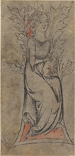 Seated Girl with a Dog, c. 1325.