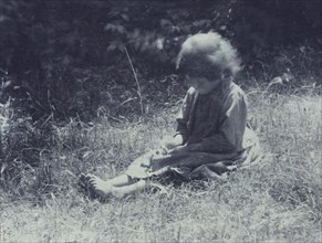 Sitting in the sun, c1893. Creator: Sarah J. Eddy.
