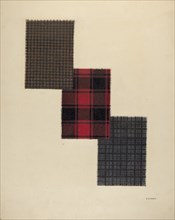 Zoar Cloth Samples, c. 1937.