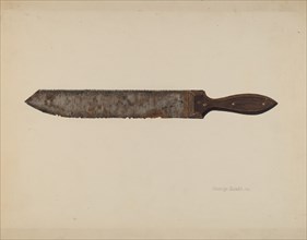 Combination Saw/Knife, 1938.