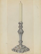 Silver Candlestick, c. 1936.