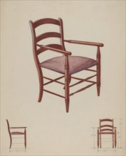Slat-back Chair, c. 1936.