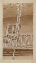 Cast Iron Balcony, c. 1936.