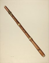 Zoar Flute Recorder, c. 1938.