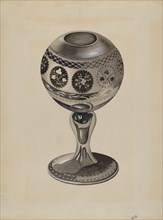 Mirrored Glass Vase, c. 1936.