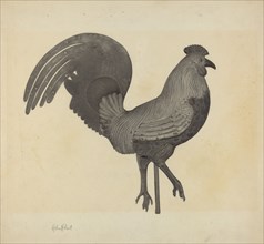 Weather Vane - Cock, c. 1938.