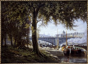 Pont des Saints-Peres around 1860.