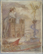 Notre Dame of Paris, 1904.