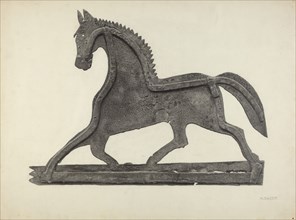 Weather Vane - Horse, c. 1939.