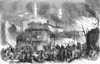 'The Conflagration at Varna', 1854. Creator: Unknown.
