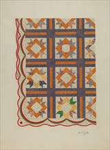 Patchwork Quilt, c. 1937.