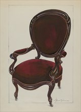 Queen Anne Chair, c. 1937.