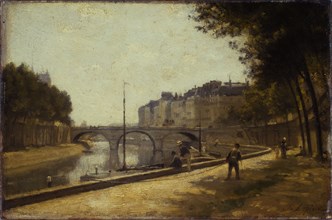 Saint-Michel bridge, c1880.