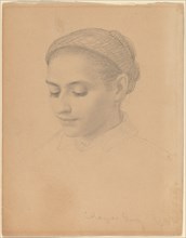 Head of a Young Woman, 1850.
