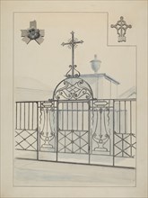 Iron Gate and Fence, c. 1936.