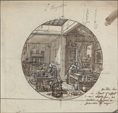 Lithographic Workshop, 19th century.