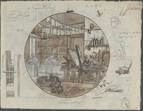Lithographic Workshop, 19th century.