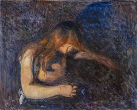 The Vampire, 1893. Creator: Munch, Edvard (1863-1944).