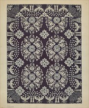 Woven Bedspread, c. 1936.