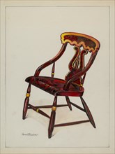 Red Pioneer Chair, c. 1937.