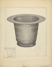 Pewter Commode Form, c. 1939.
