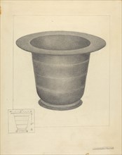 Pewter Commode Form, c. 1939.