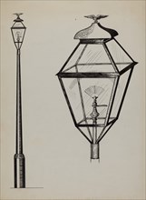 Eagle Lamp and Post, c. 1936.