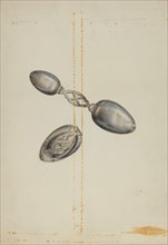 Silver Folding Spoon, c. 1939.