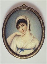 Young woman in a white turban, c1810.