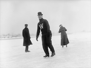 Dr. W.B. Hudson Skating, 1912. Creator: Harris & Ewing.