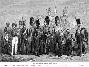 'The English Army and Navy', 1854. Creator: J Gaildrau.