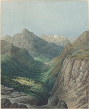 An Alpine Valley, 1878.