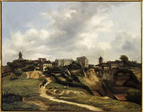 View of Montmartre, 1834.