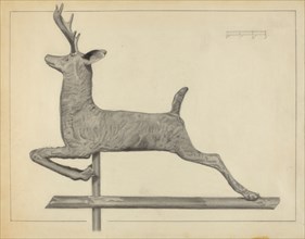 Deer Weather Vane, c. 1938.