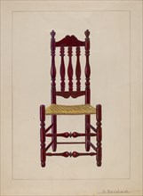 Baluster Back Chair, c. 1936.