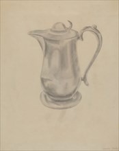 Pewter Syrup Pitcher, c. 1936.