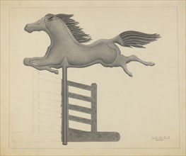 Horse Weather Vane, 1935/1942.