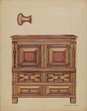 Chest (with two drawers), 1936.