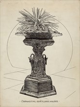 Ornamental Urn for Flowers, c. 1936.