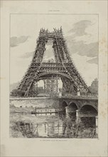 Eiffel tower on July 14, 1888, 1888. Private Collection.