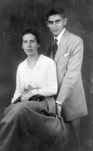 Franz Kafka and Felice Bauer , 1917. Private Collection.