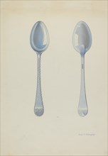Silver Tablespoon, c. 1937.