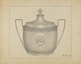 Silver Sugar Bowl, c. 1937.
