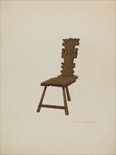 Three Legged Chair, 1935/1942.