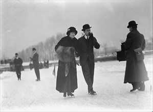 Mrs. Arthur Lewis Skating, 1912.