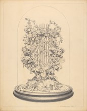 Glass Globe - Wax Flowers, 1937.