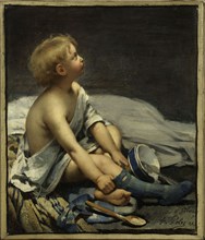 Un enfant dans la mansarde, 1881.