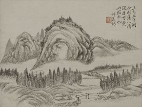 Landscape in the style of the ancients.