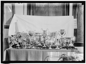 Trophies, between 1913 and 1917. Creator: Harris & Ewing.