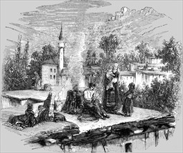 'A Tartar Village in the Crimea', 1854. Creator: Unknown.